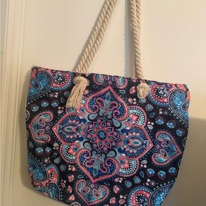 Colorful Paisley Tote Bag